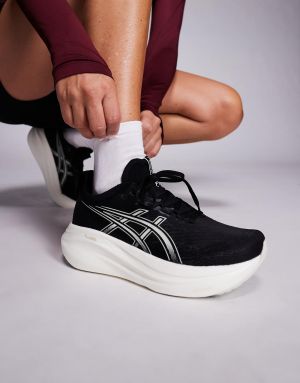 Asiics Gel Nimbus 27 black white