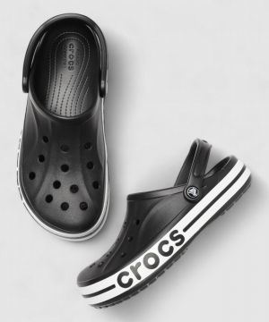 croc bayaband clog clogs black carry bag og box fix