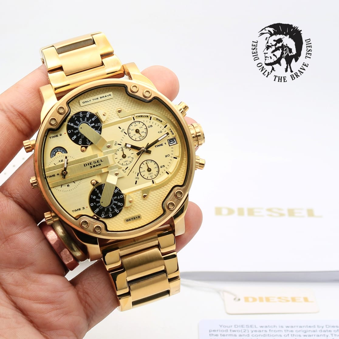 Full Gold Multi Chronograph Watch