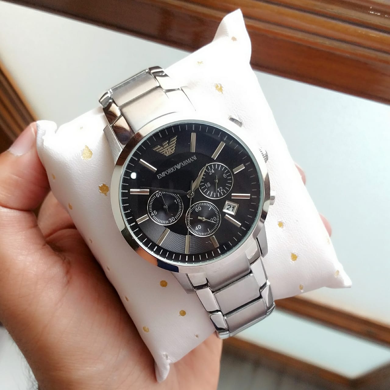 Silver Black Watch