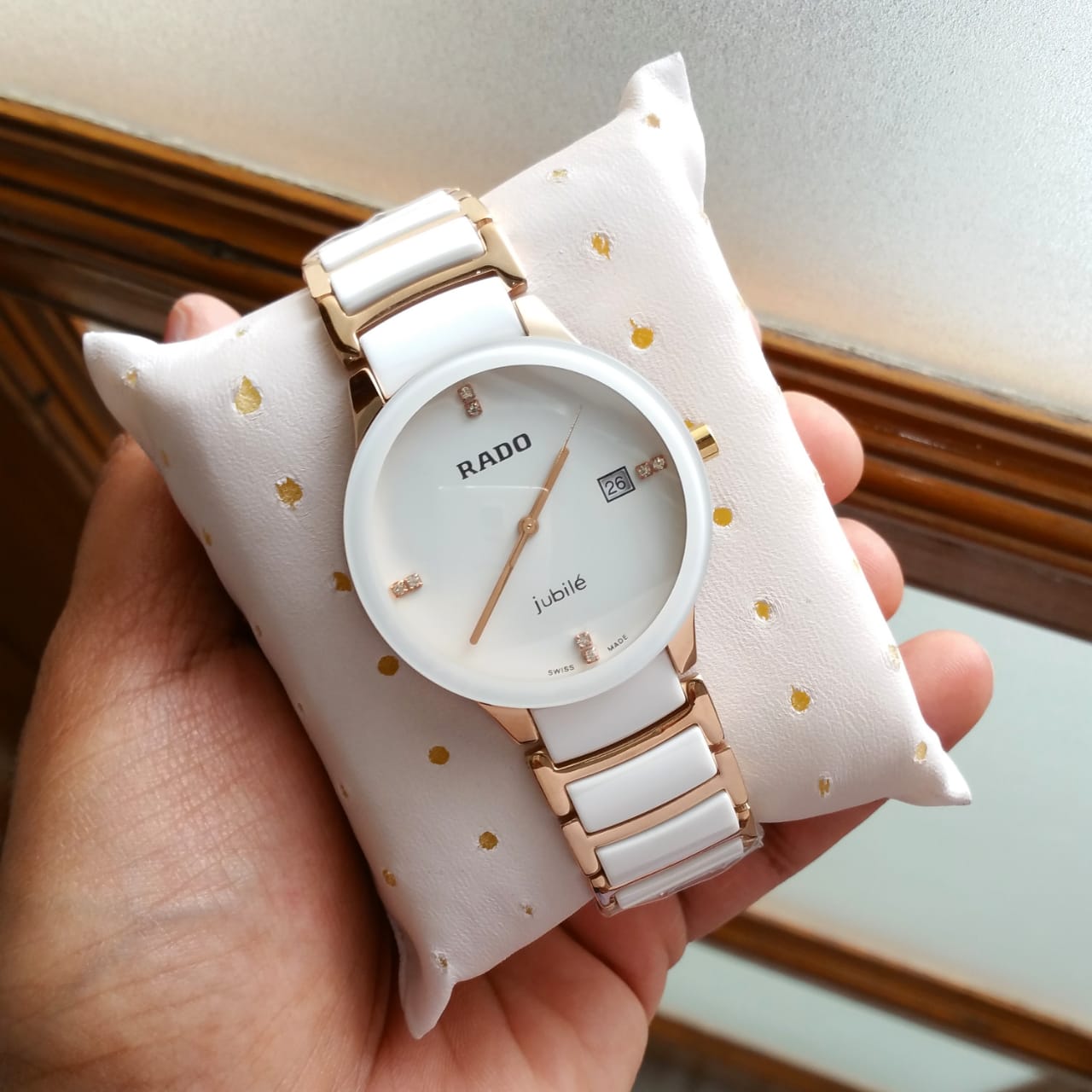 White Rose Gold Watch