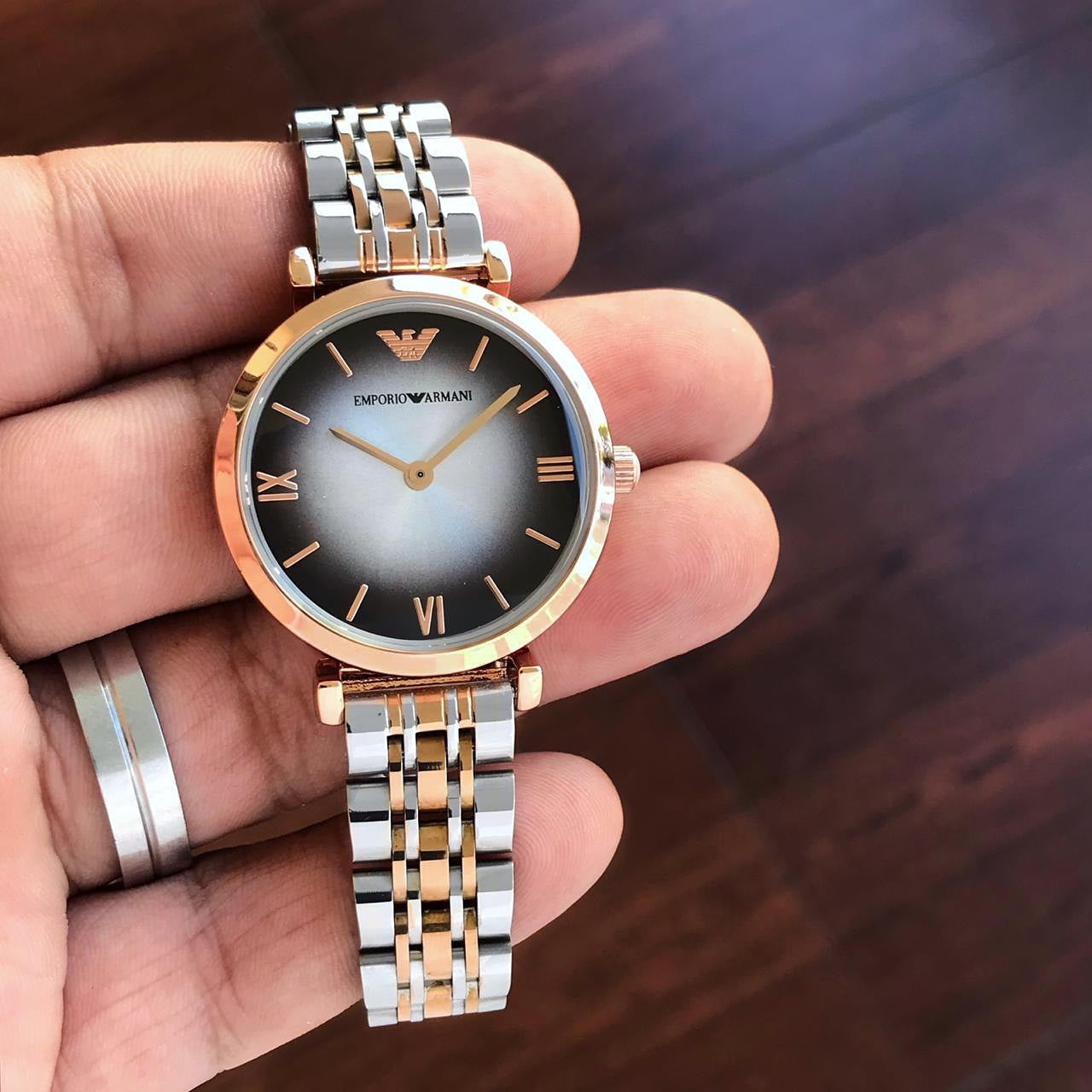 Dual Tone Metal Watch