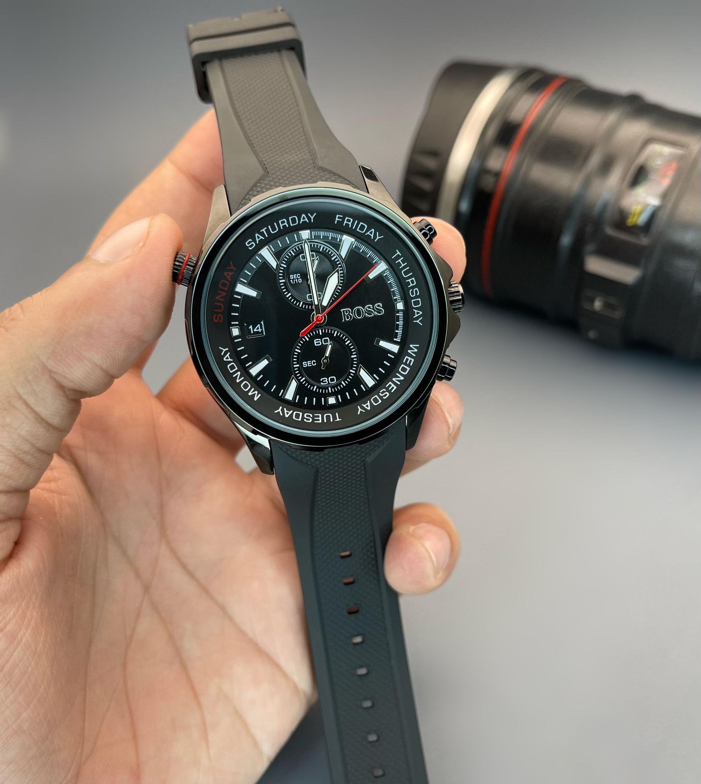 Black Fibre Watch