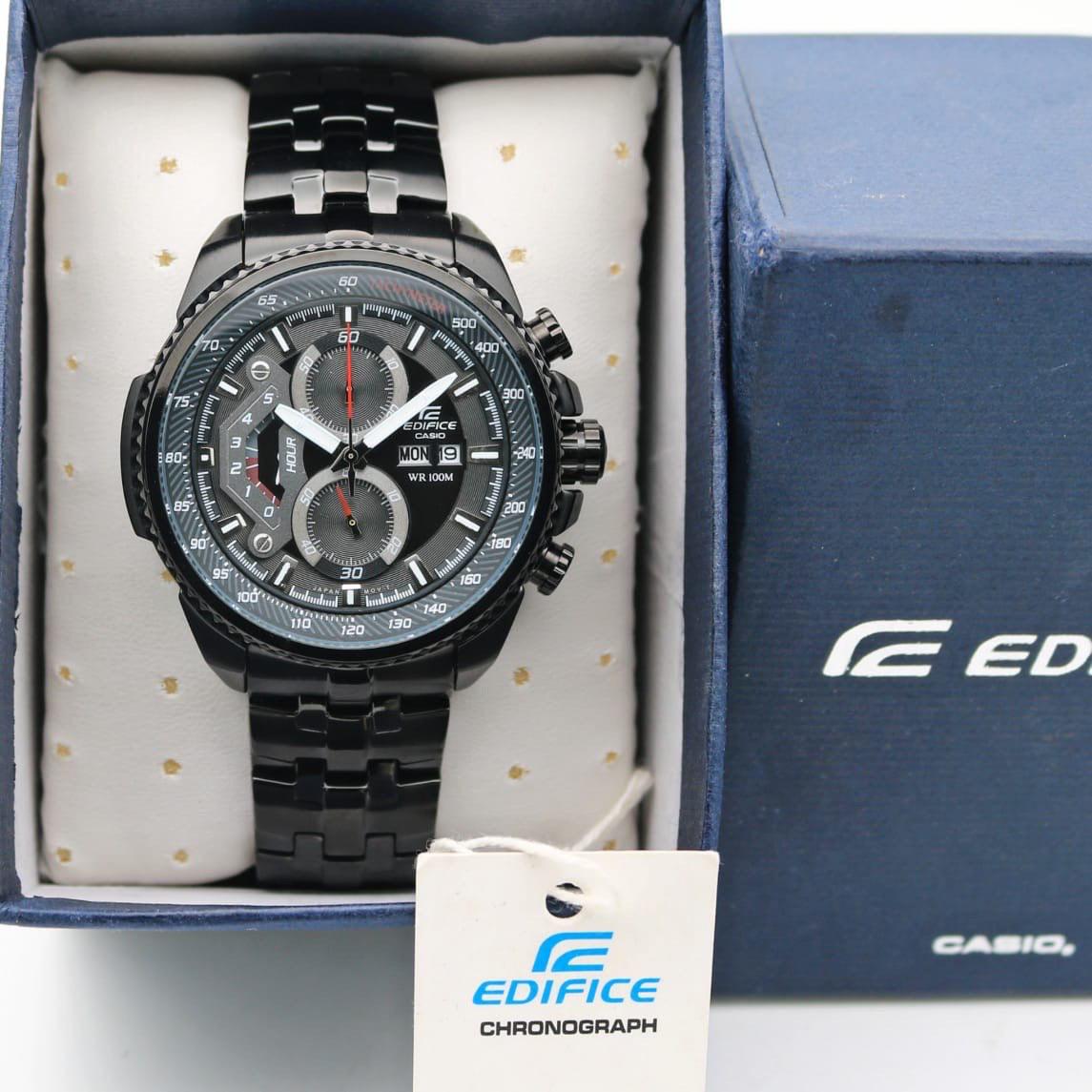 All Black Premium Chronograph Watch