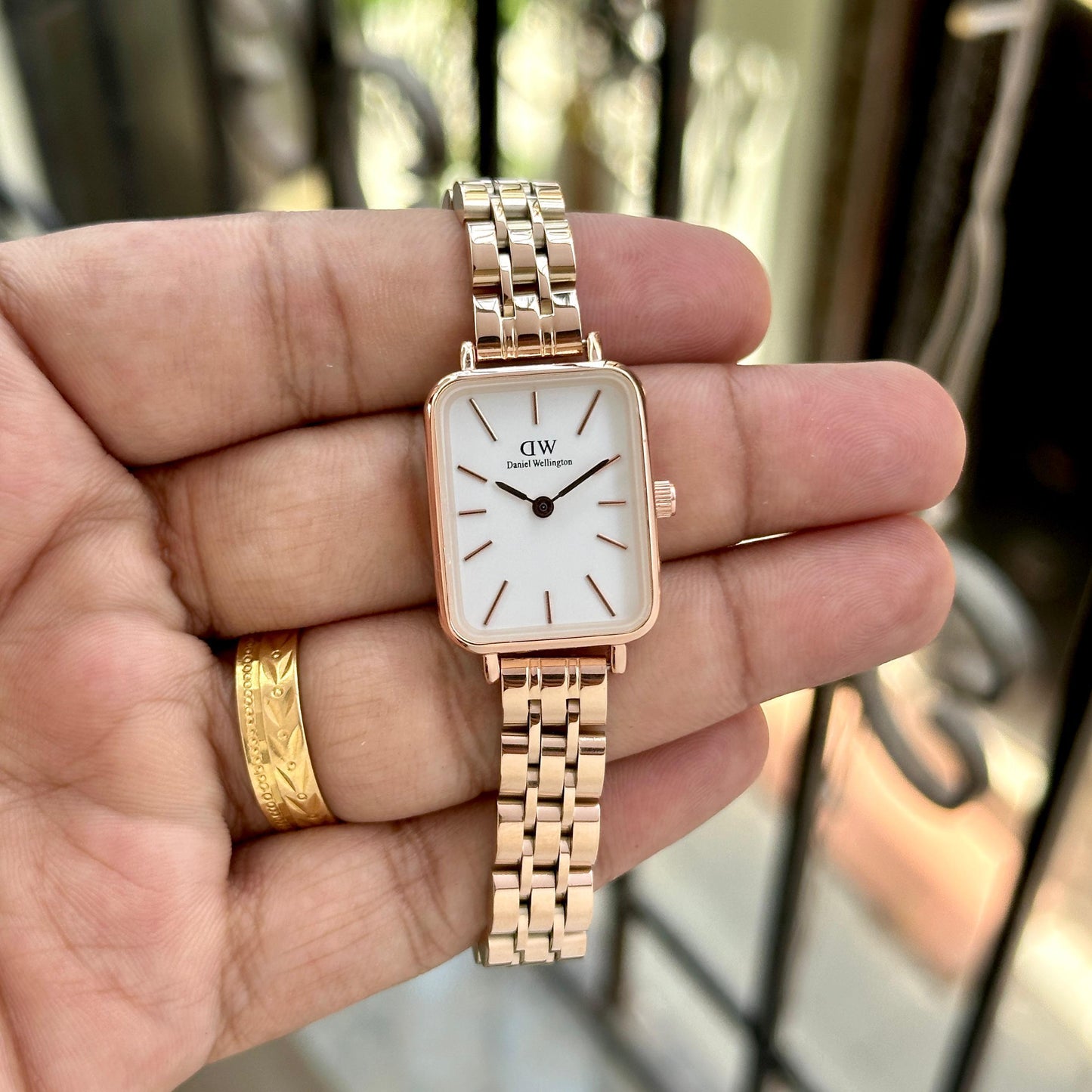 Rose Gold White Watch