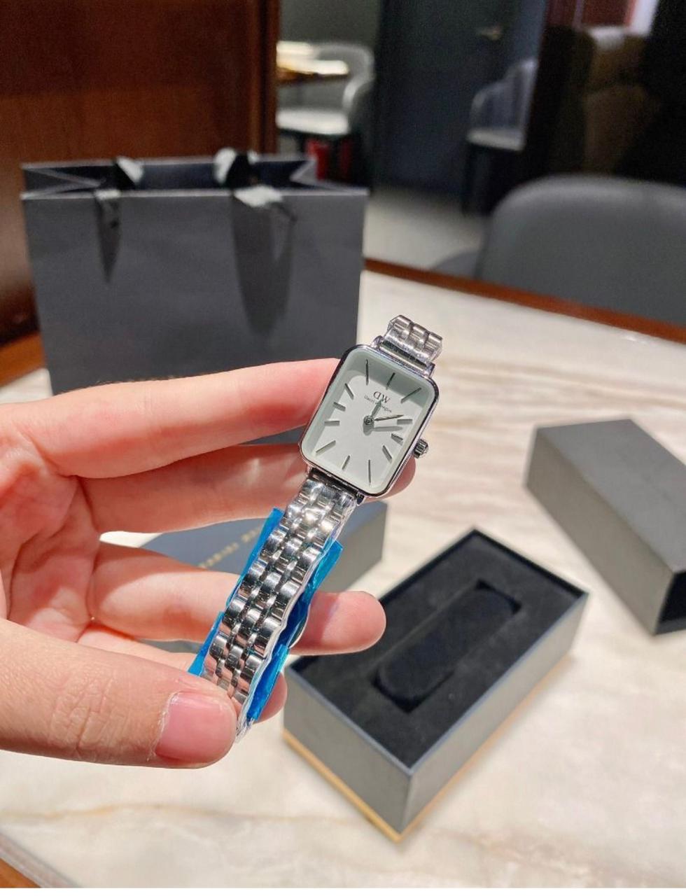 Full Silver White Watch