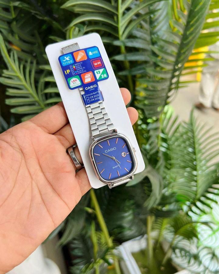 Silver Blue Watch