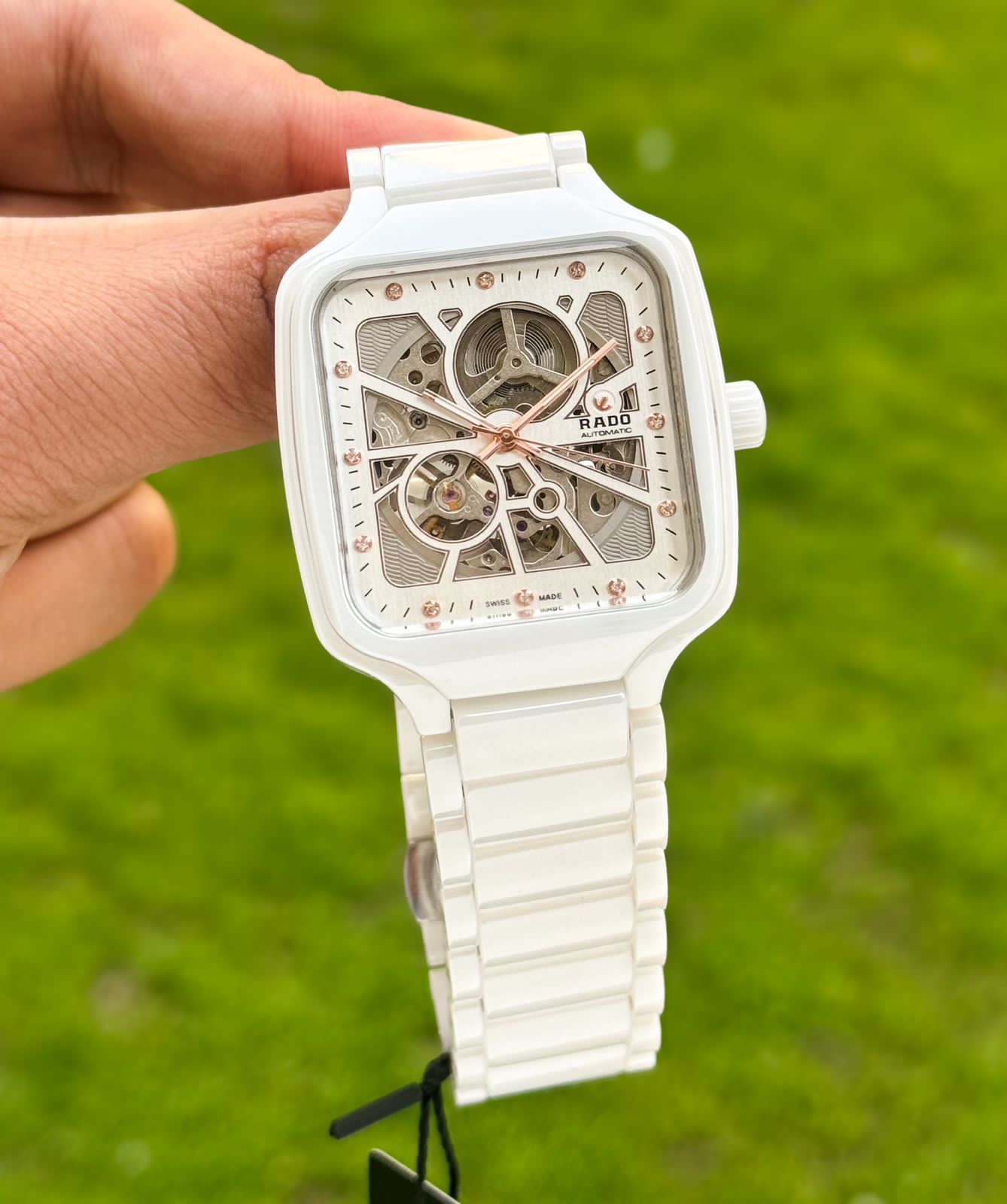 White Ceramic Mechanical Watch