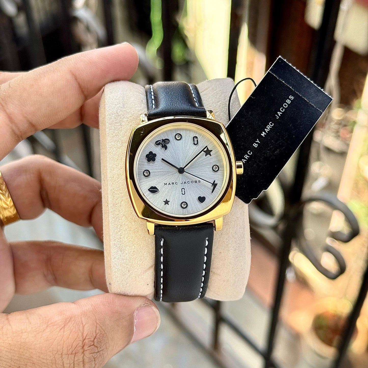Black Gold With White Dial