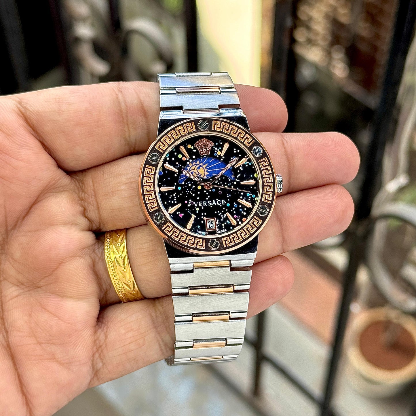 Silver Black Vibrant Women's Watch