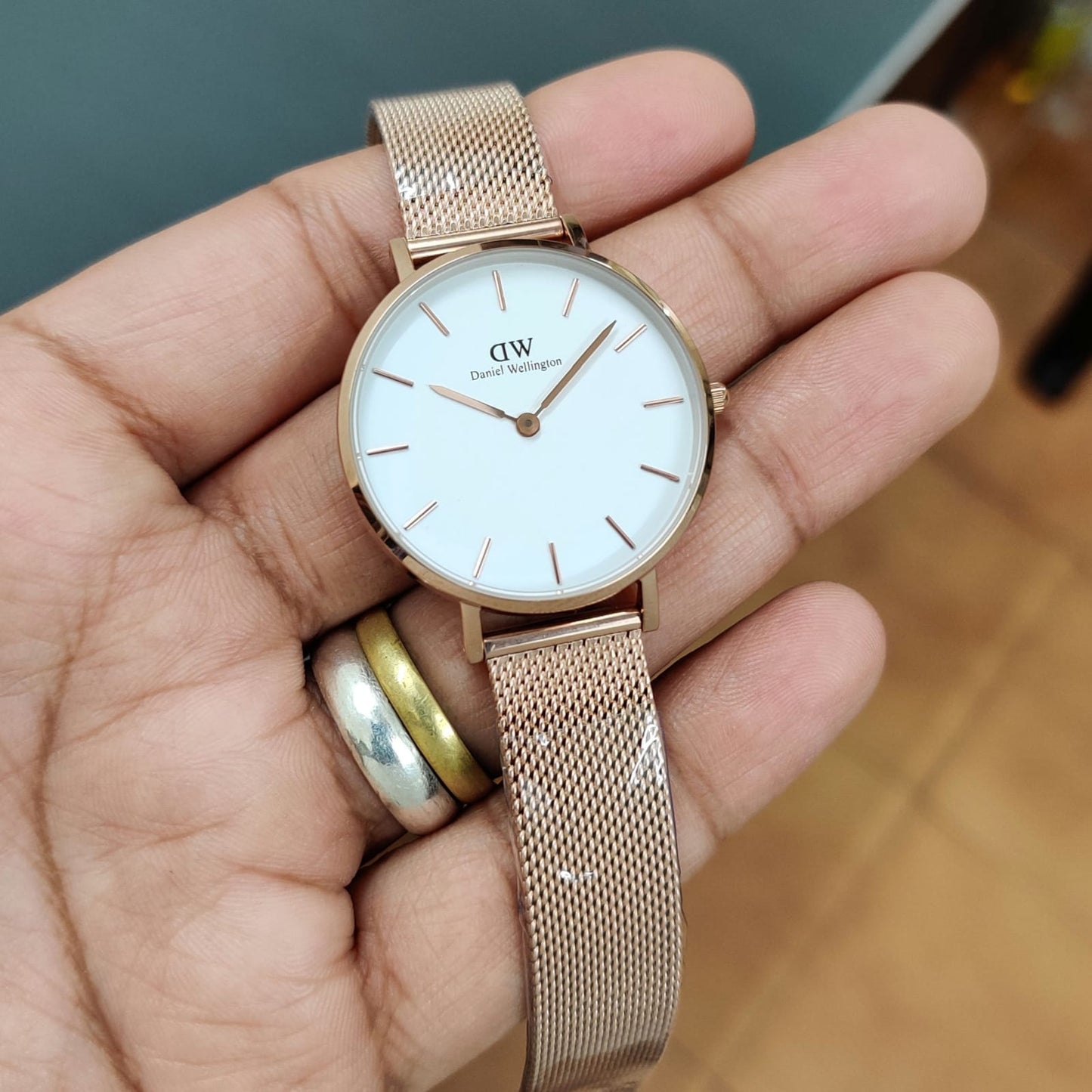 Rose Gold White Watch