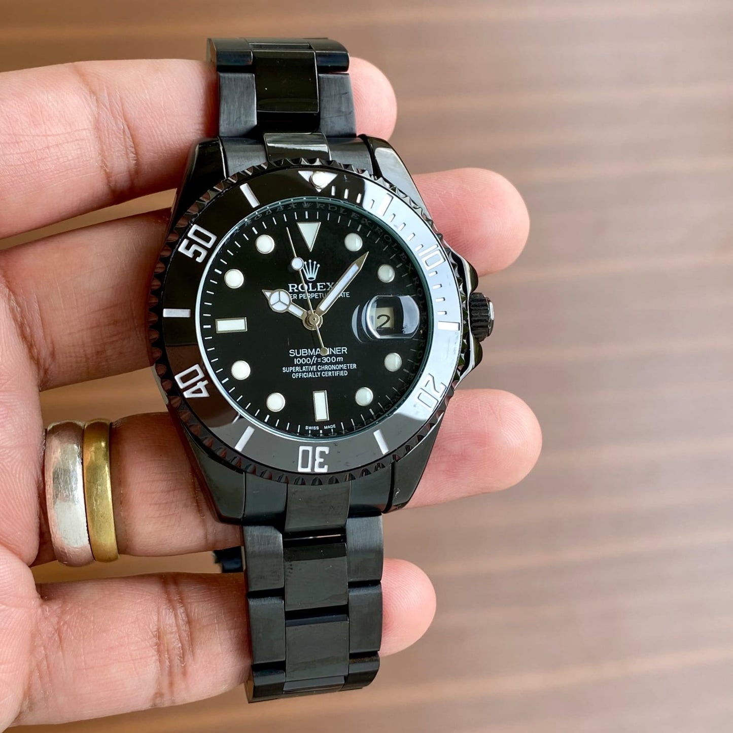 All Black Automatic Watch