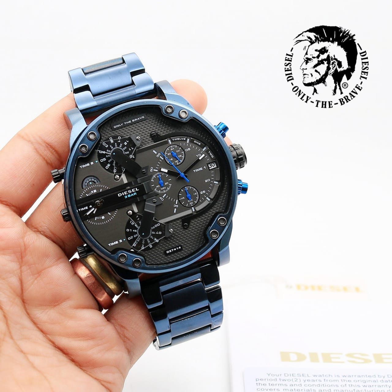 Blue Black Multi Chronograph Watch
