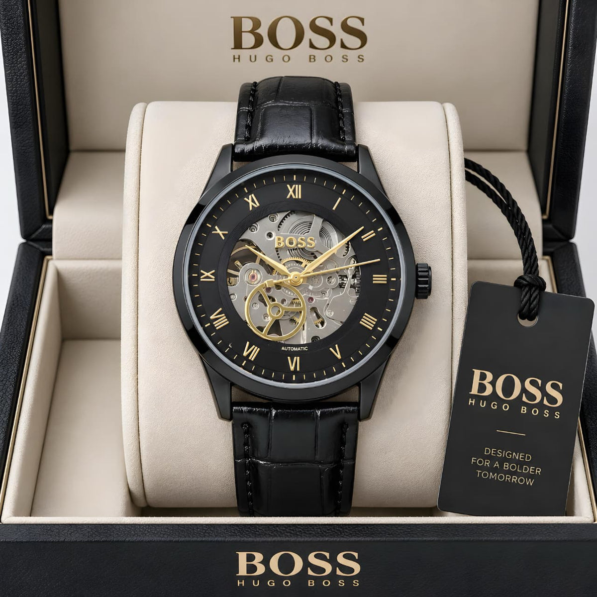 Black Gold Automatic Watch