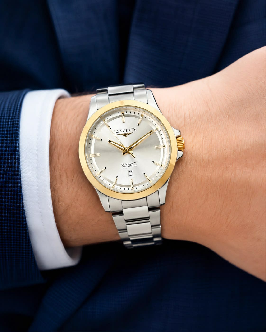 Silver Gold Premium Watch