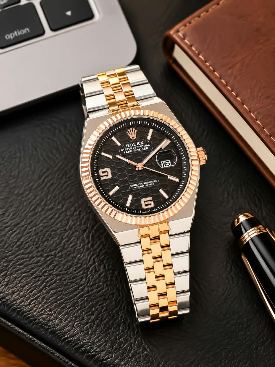 Silver Black Rosegold Datejust