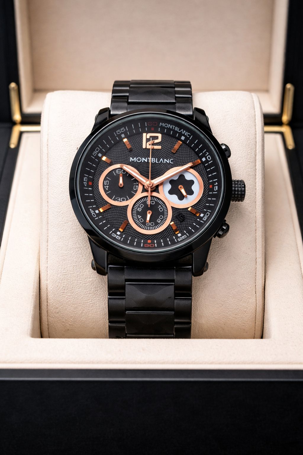 Full Black Metal Watch