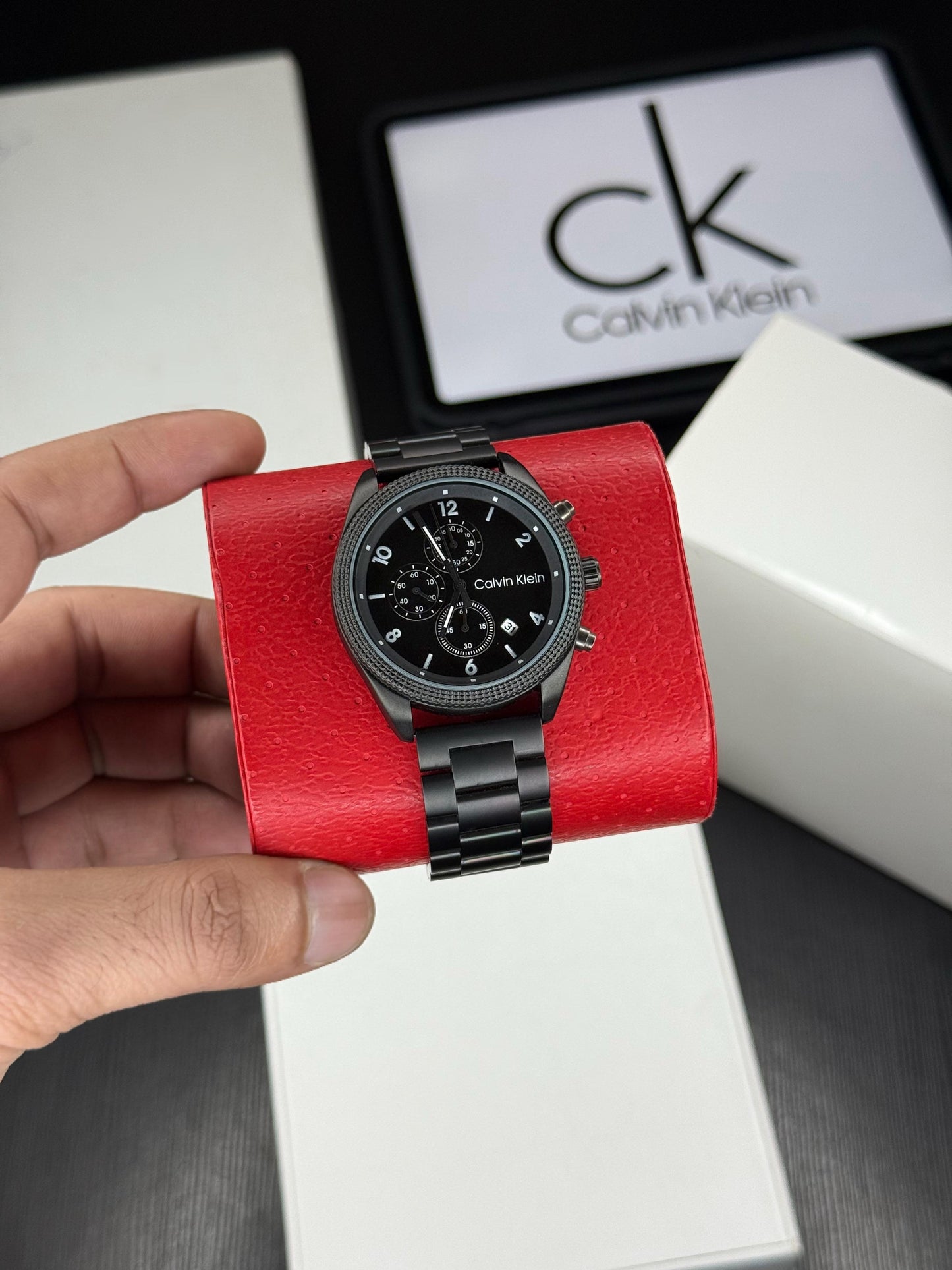 Full Black Metal Watch