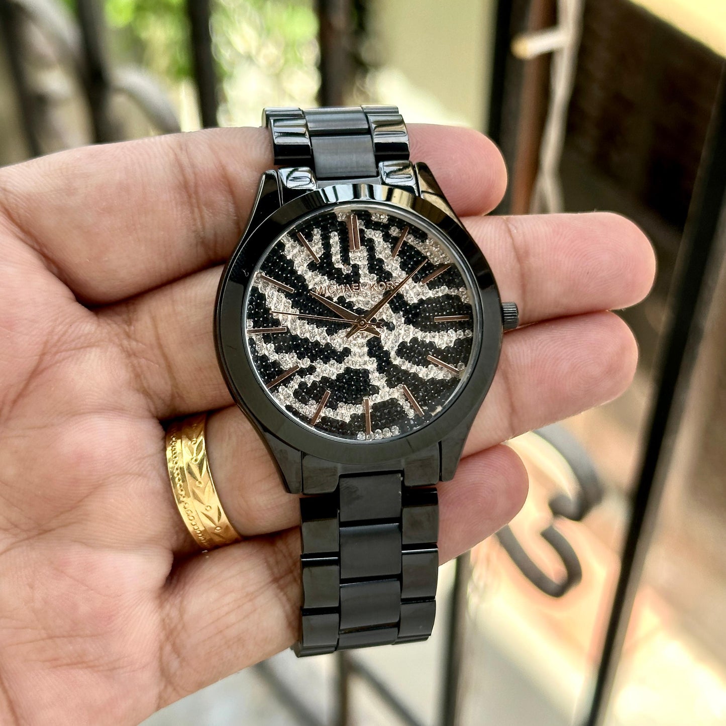 Black Tiger Print Womens Classics