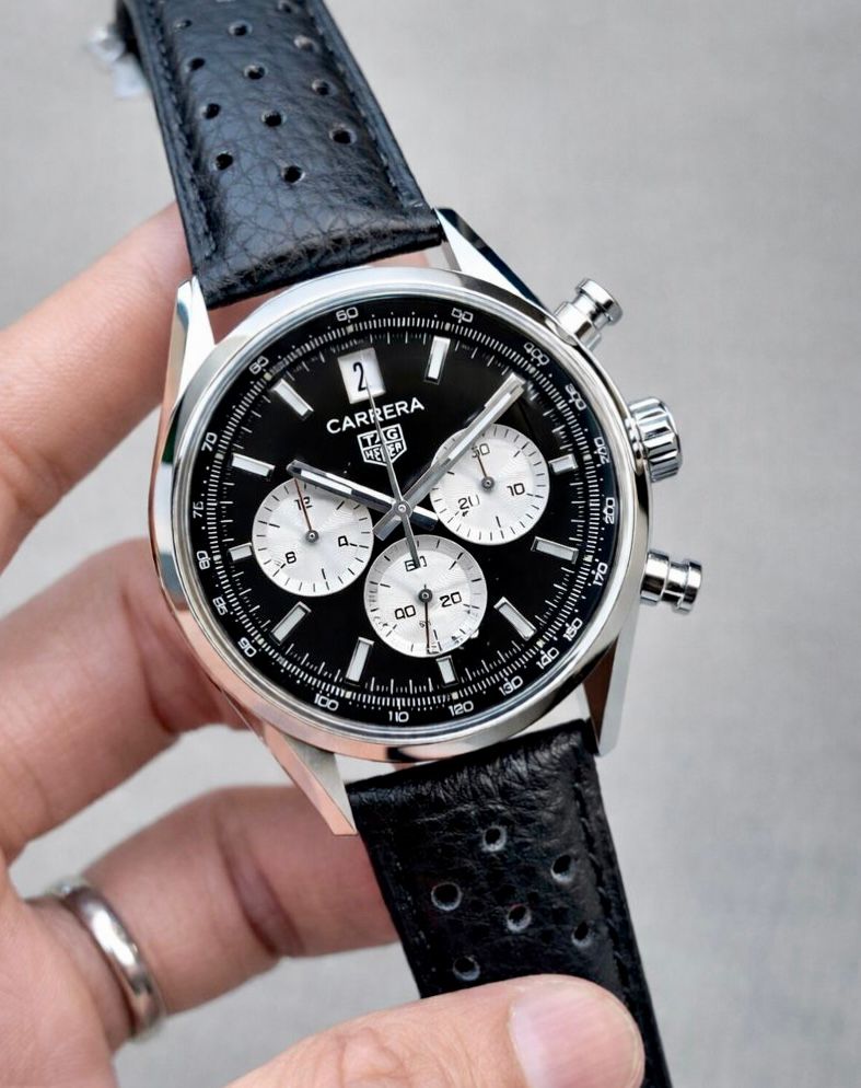 Black Silver Chronograph Ultra Premium Collection