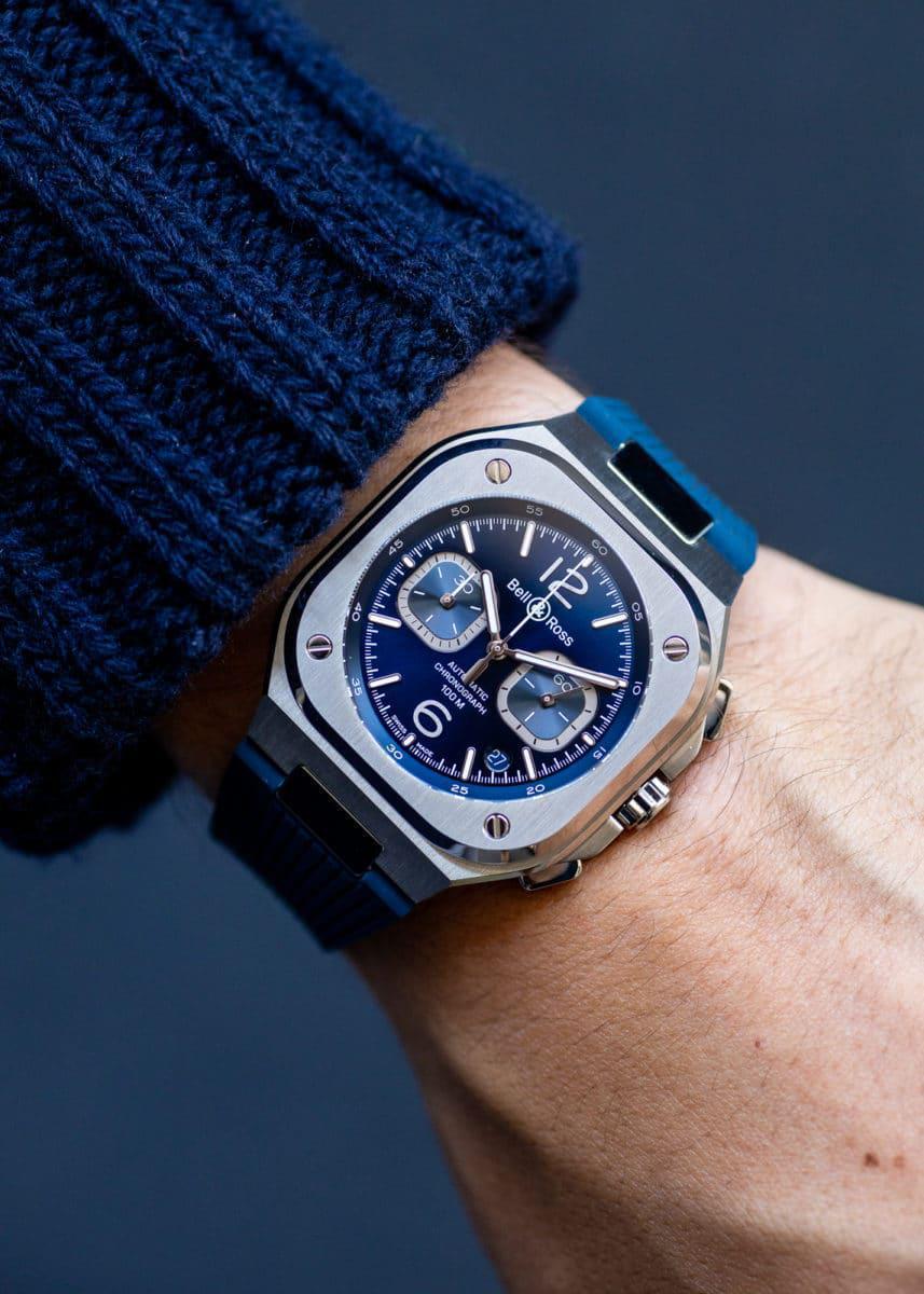 Silver Blue Chronograph Ultra Premium Watch