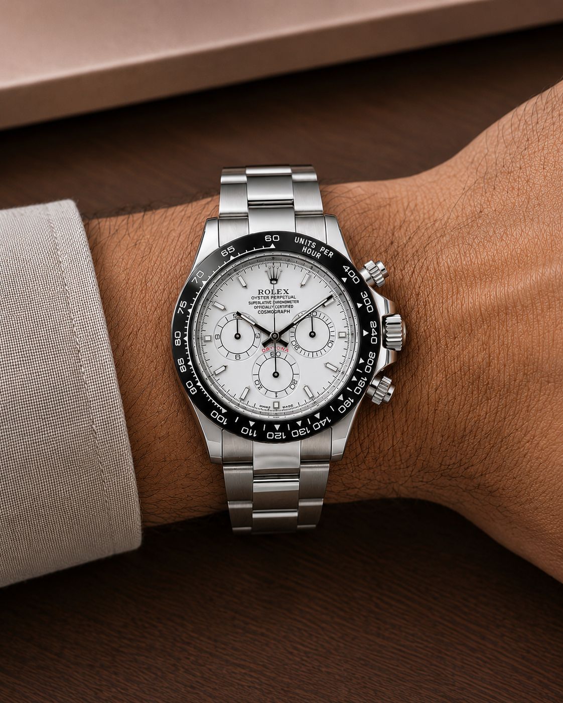 Silver Black Ultra Premium Chronograph Automatic Watch