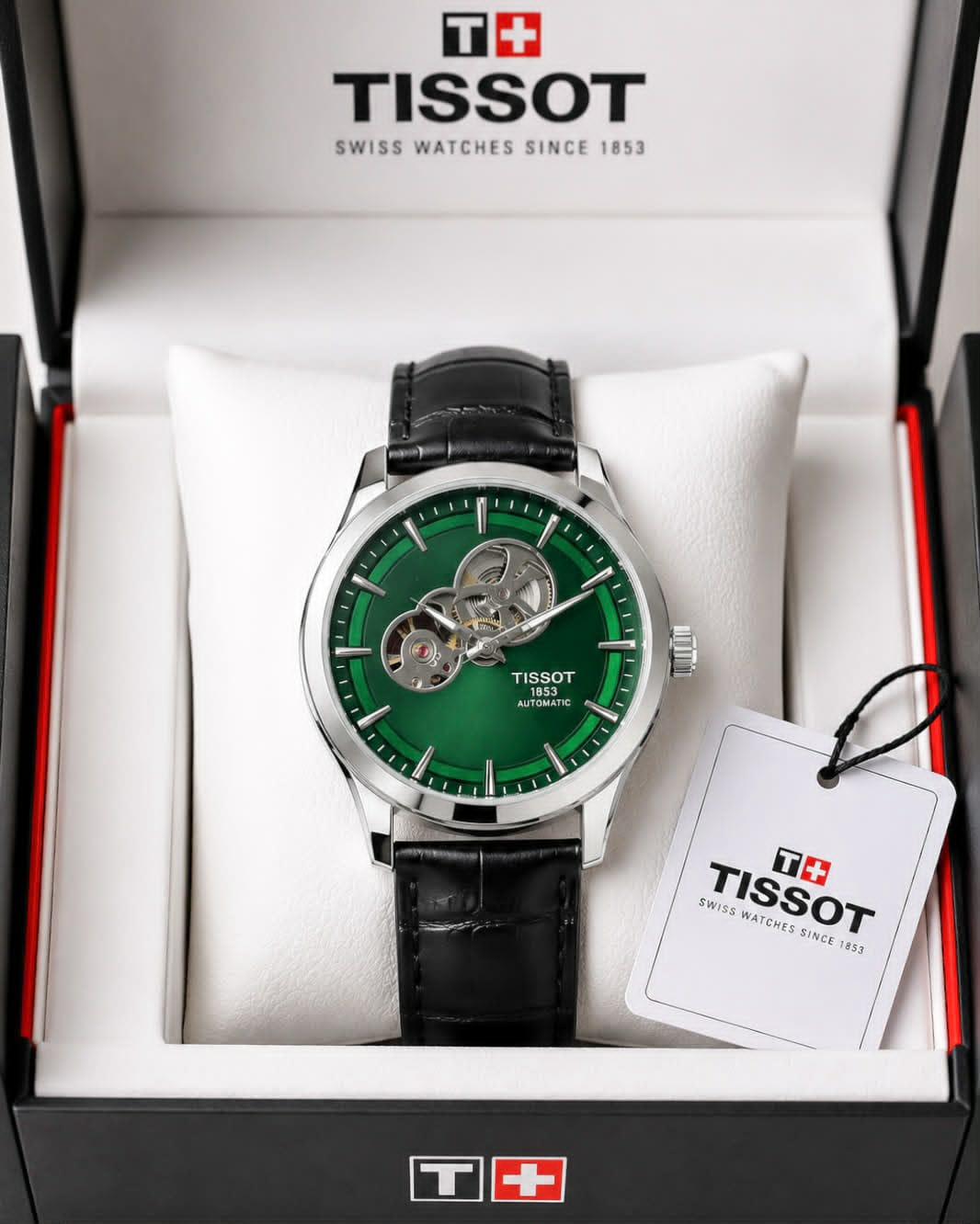 Black Green Automatic Watch