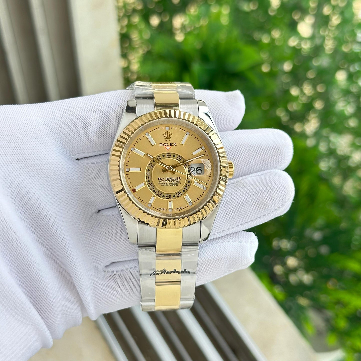 Silver Gold Ultra Premium Automatic Watch