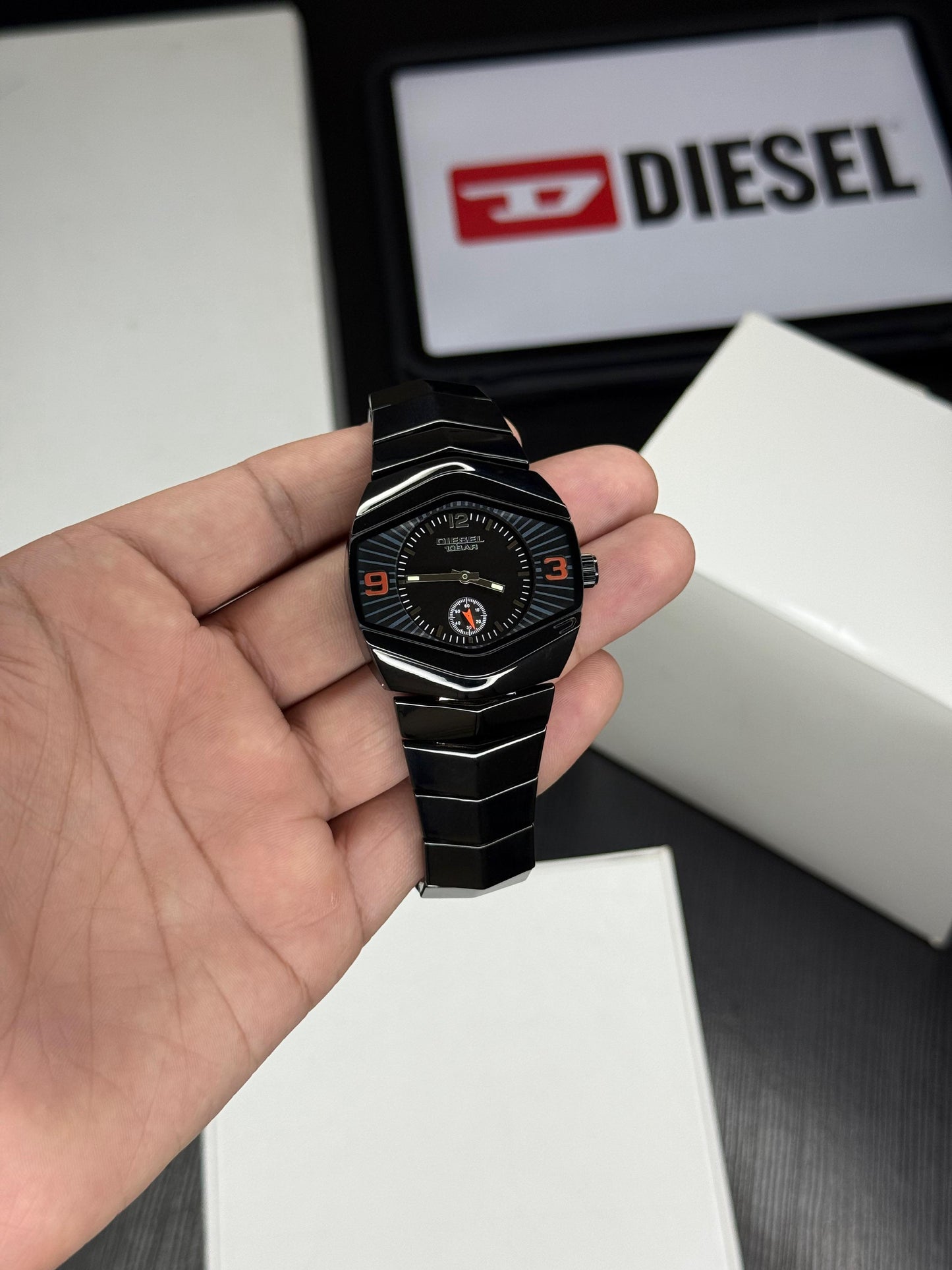 Full Black Metal Watch