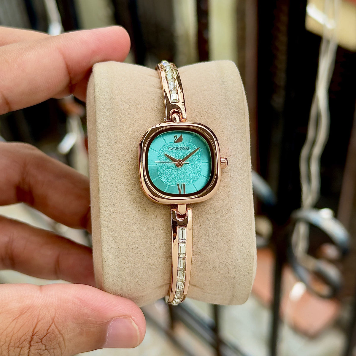 RoseGold Blue Women's Watch