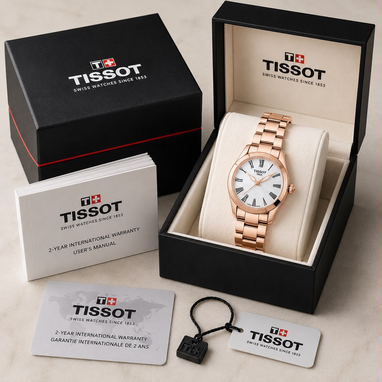 RoseGold White Women's Watch