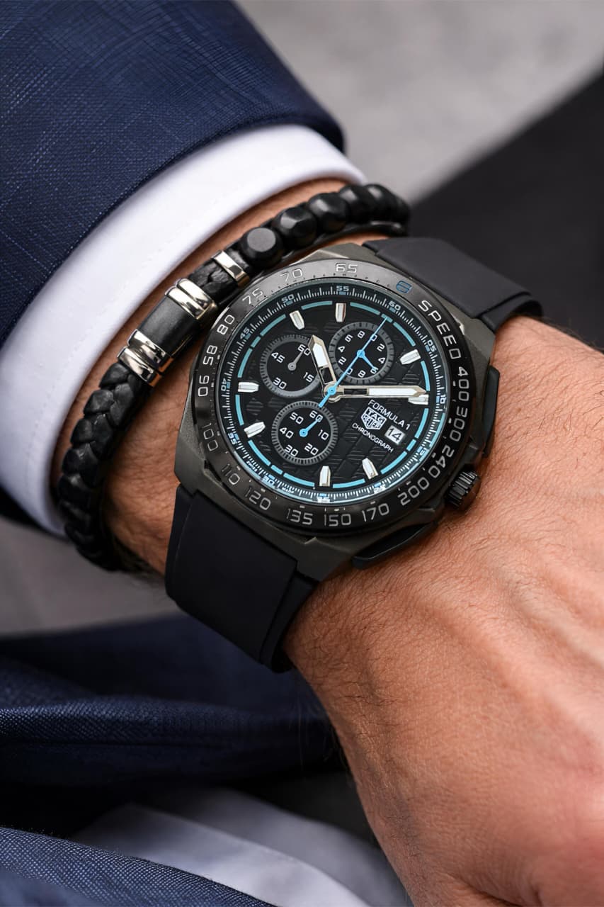 Full Black Fibre Watch