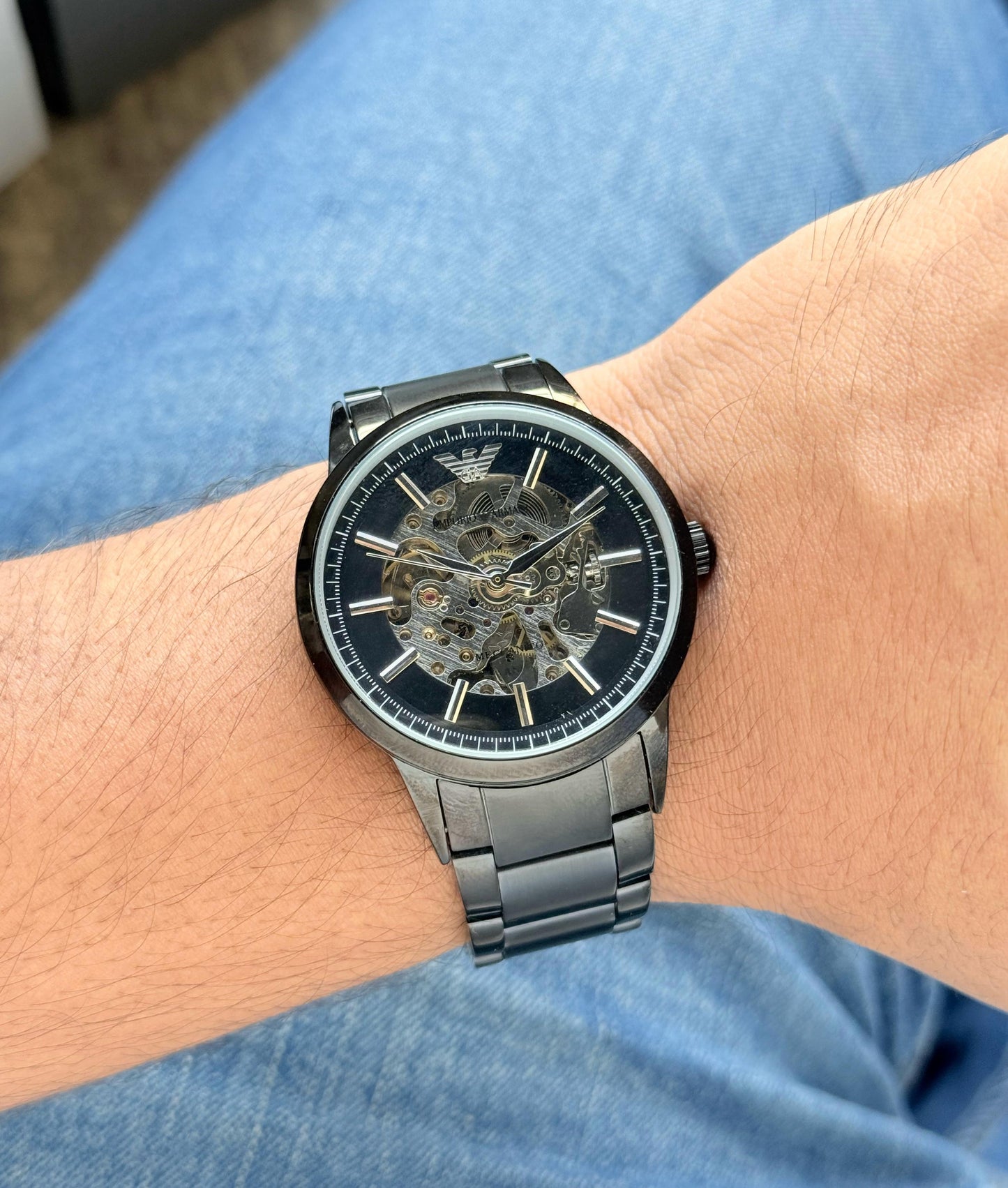 All Black Automatic Watch