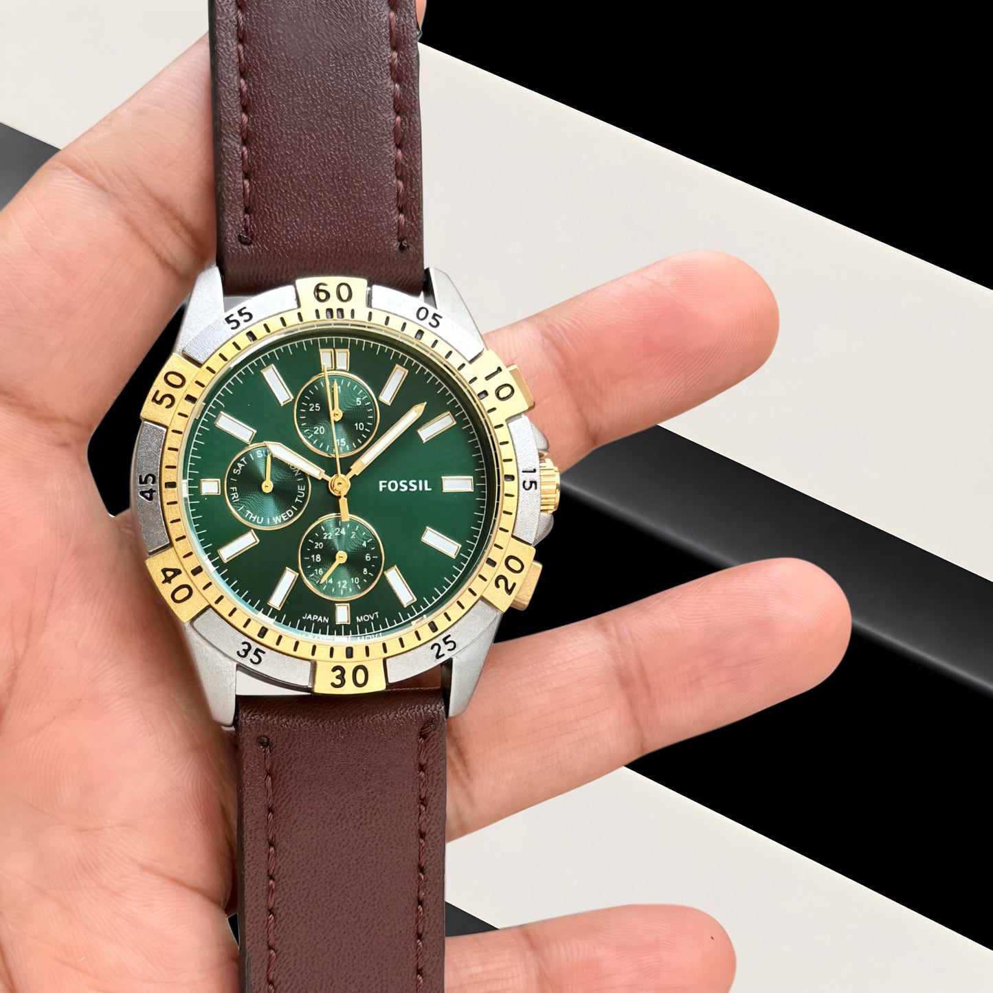 Brown Green Chronograph Classics