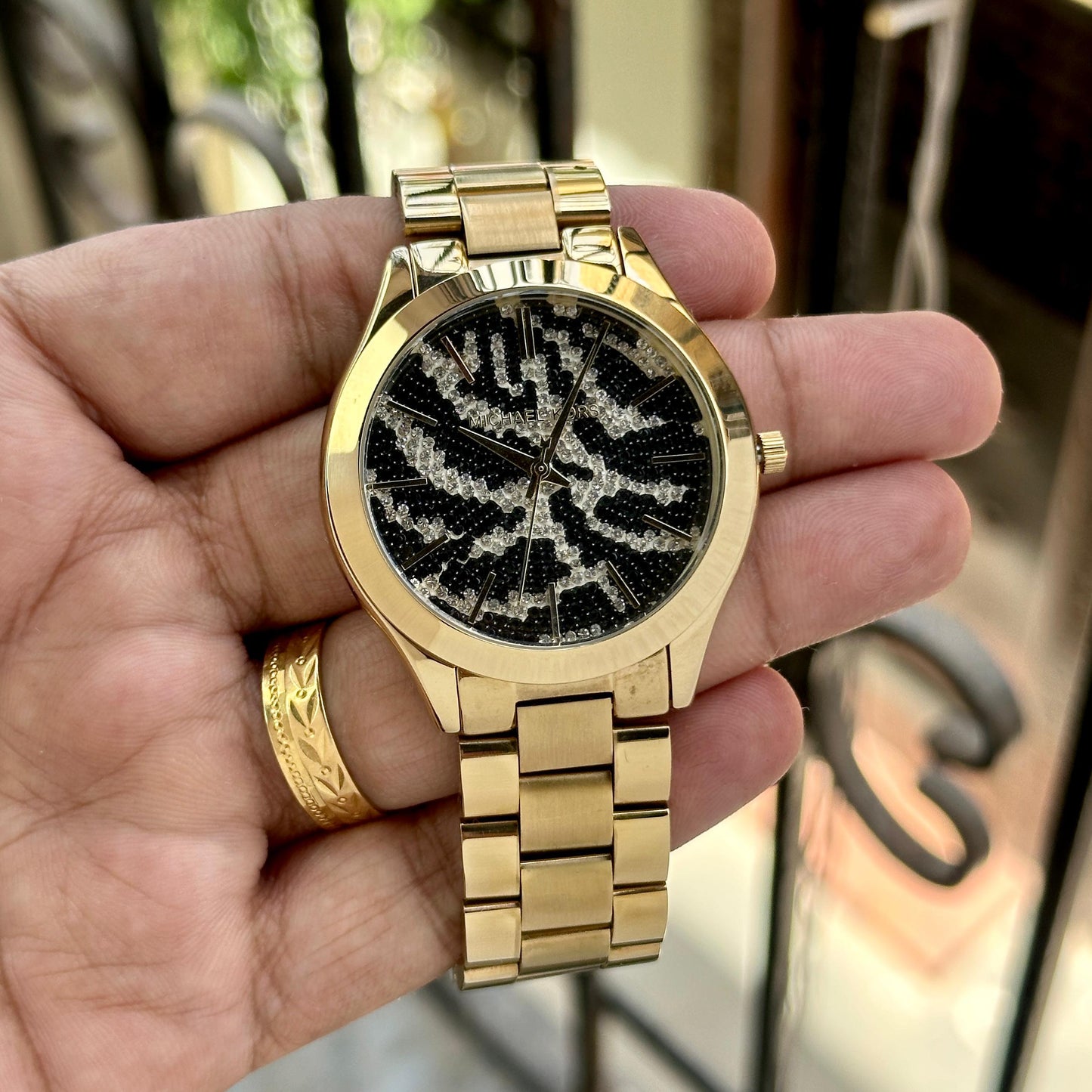 Gold Tiger Print Womens Classics