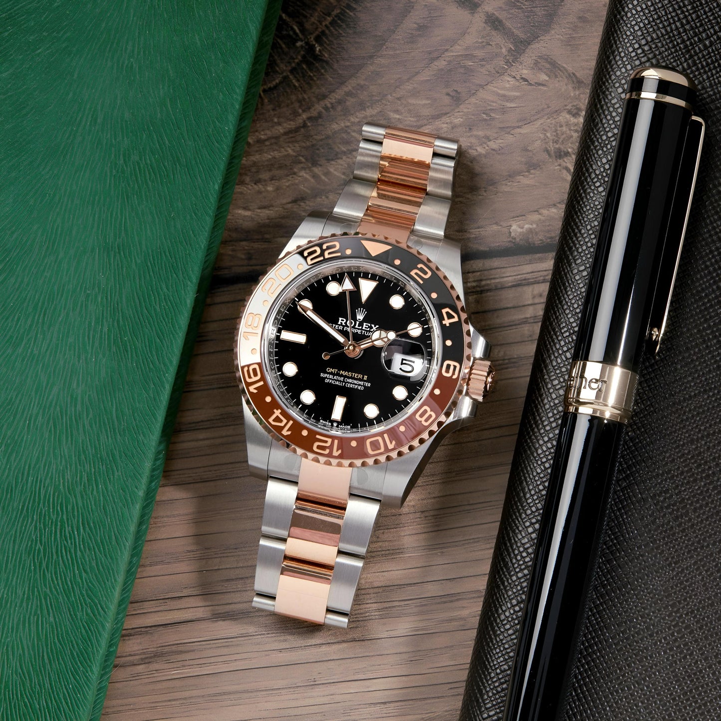 Dualtone Black Dial Automatic Watch