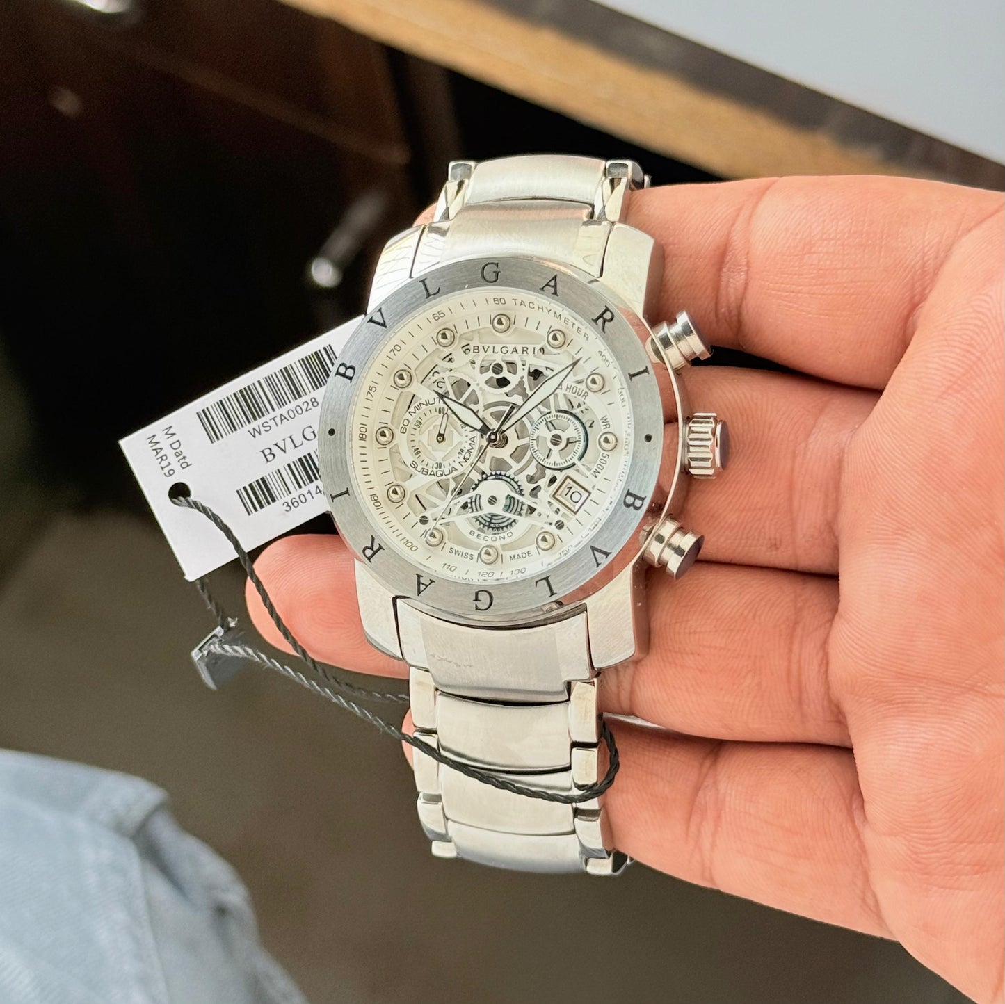 Full White Metal Watch