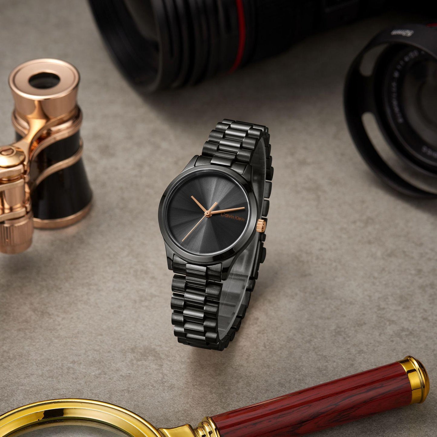 All Black Classic Women Watch
