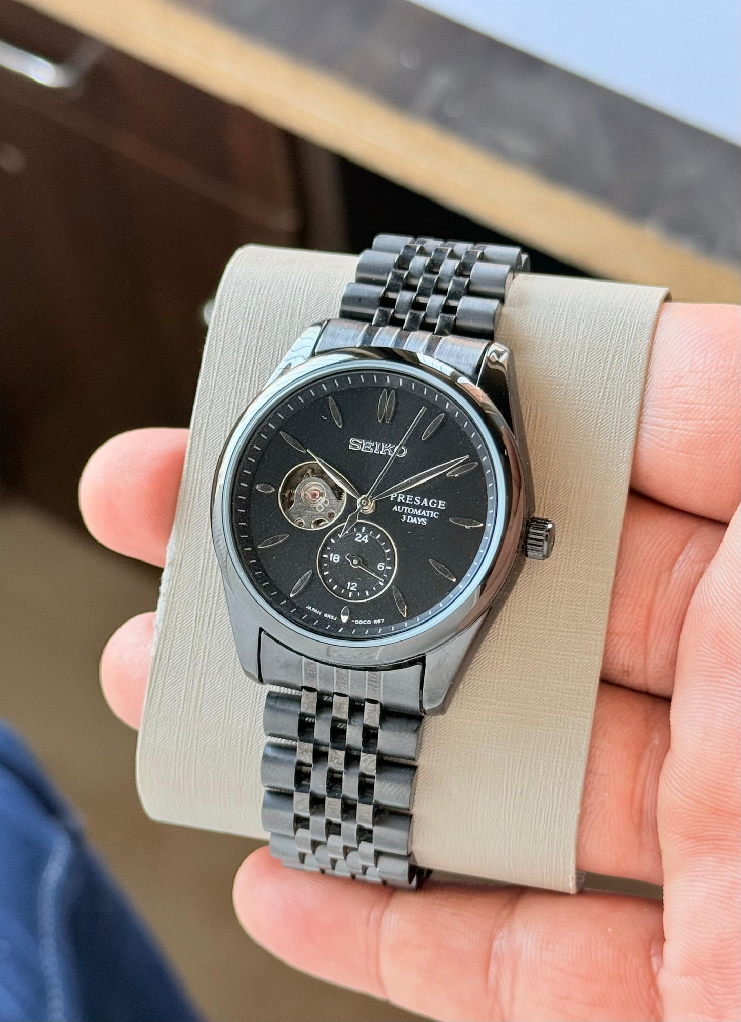 All Black Automatic Watch