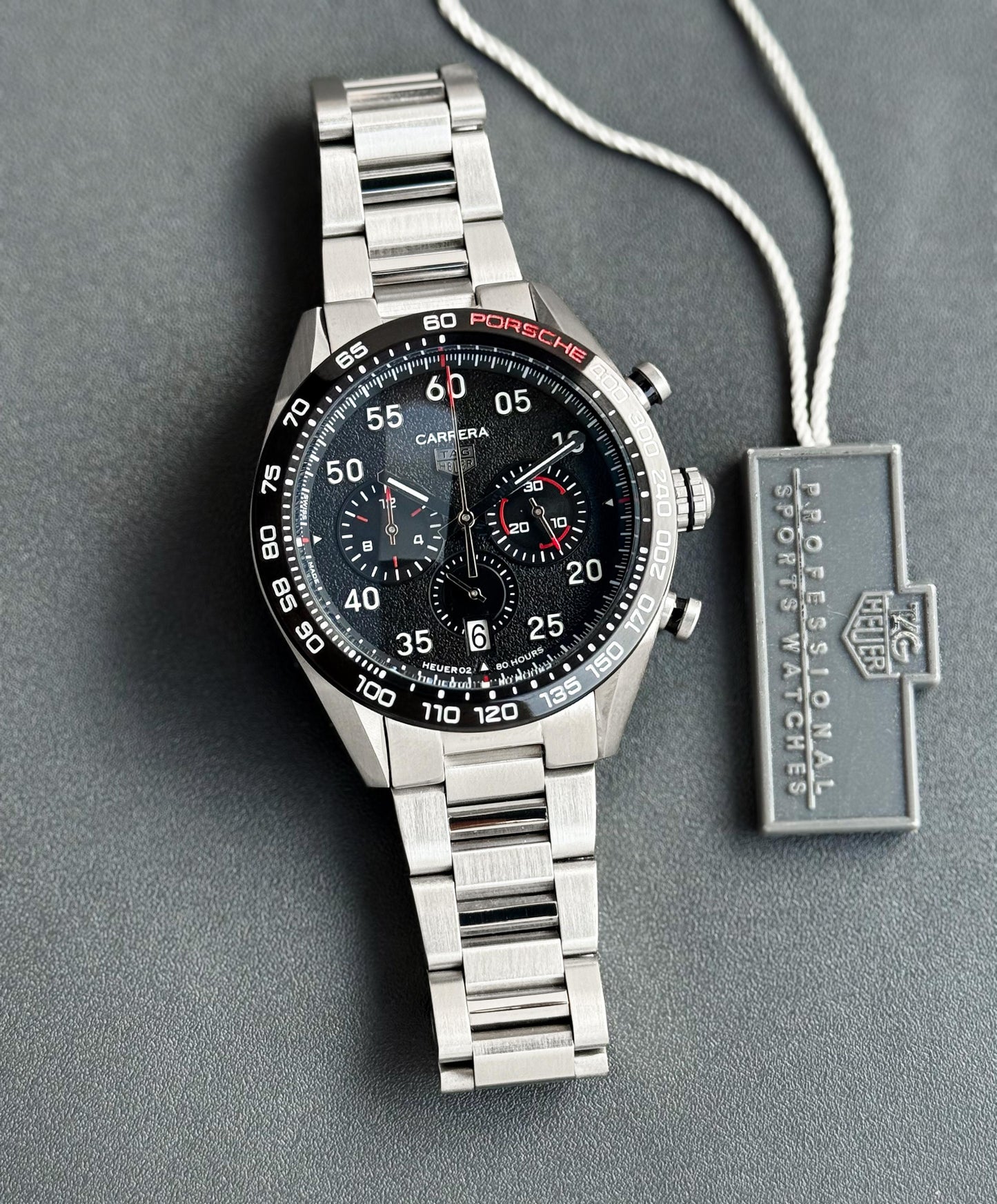 Silver Black Metal Watch
