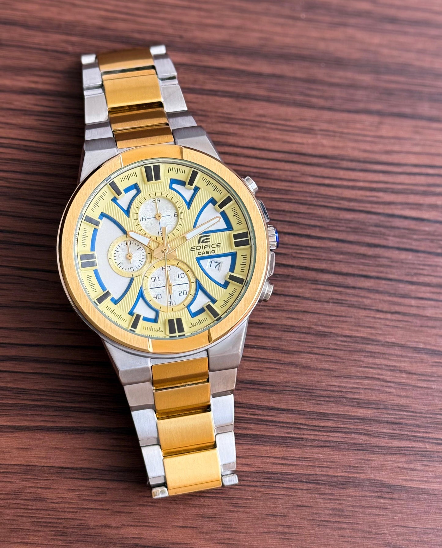 Silver Gold Metal Watch