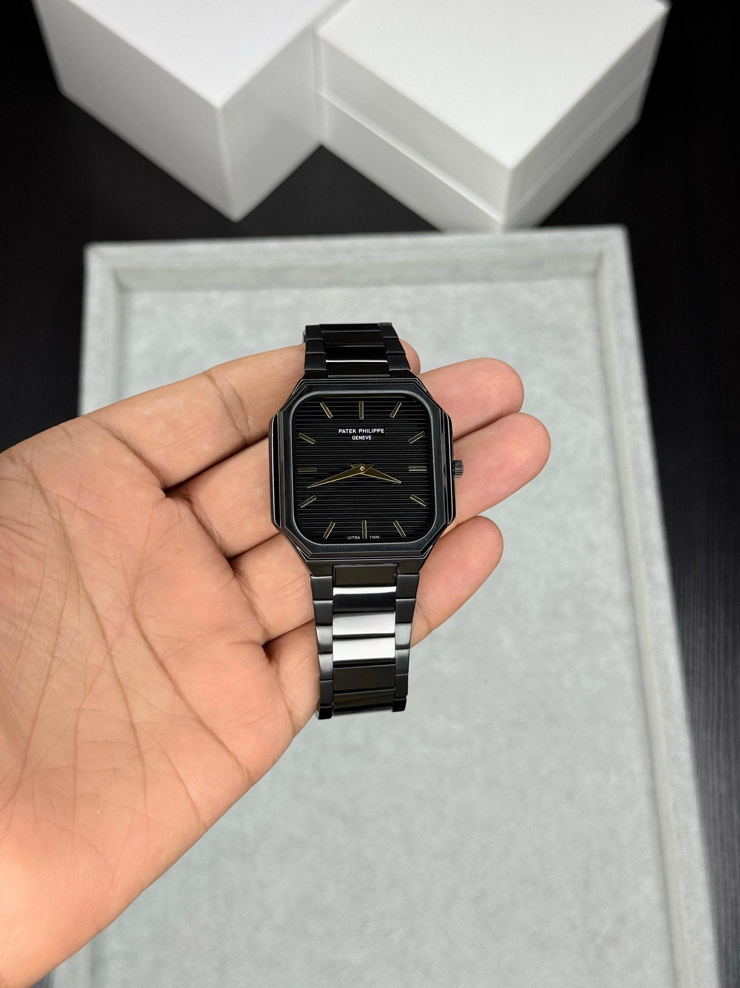 All Black Square Classic