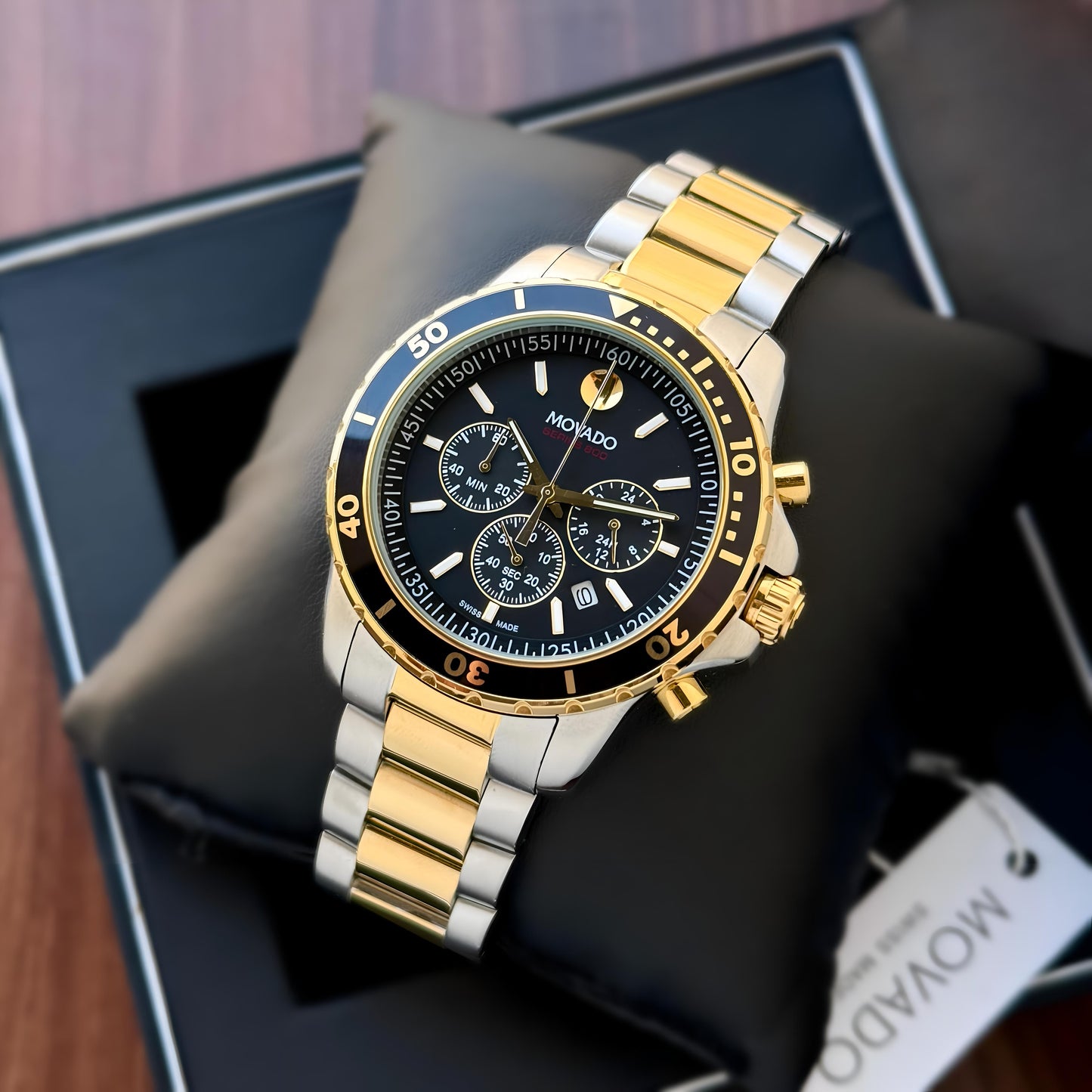 Silver Gold Black Chronograph Collection
