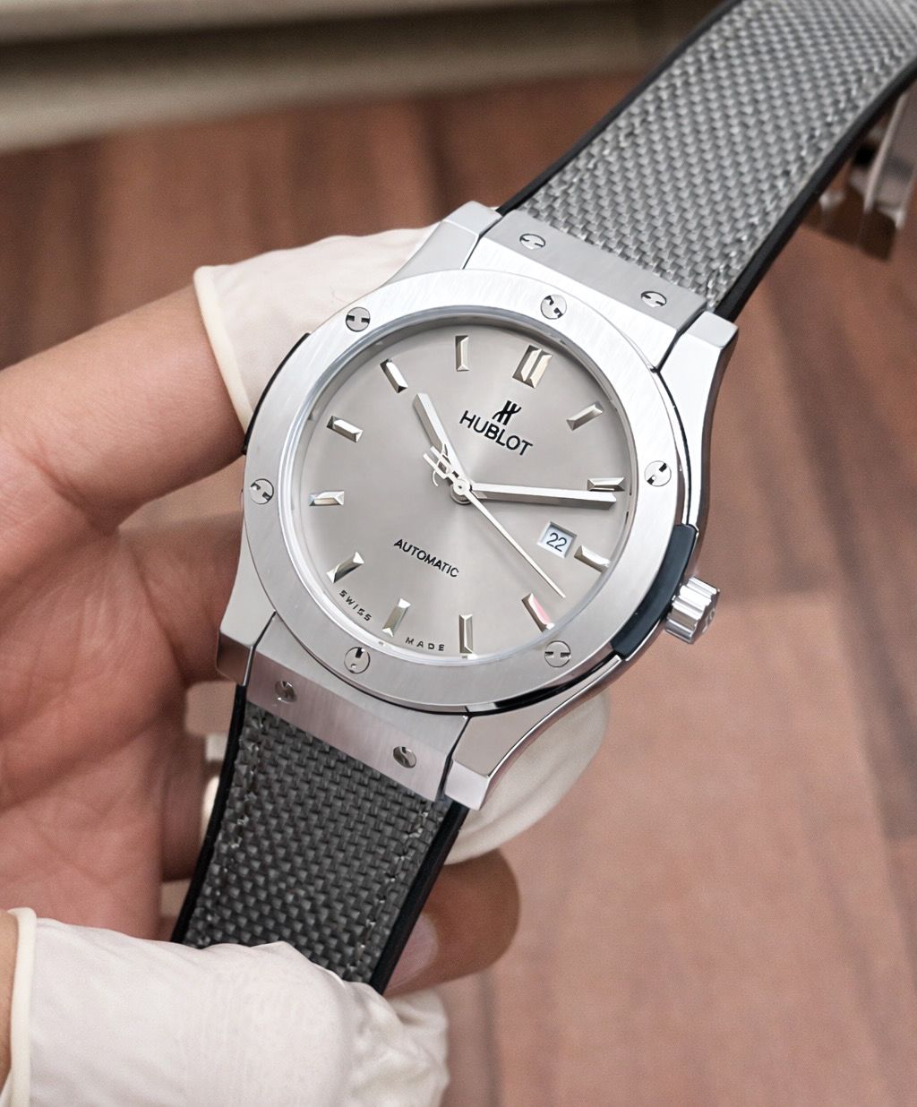 Gray Silver Ultra Premium Automatic Watch