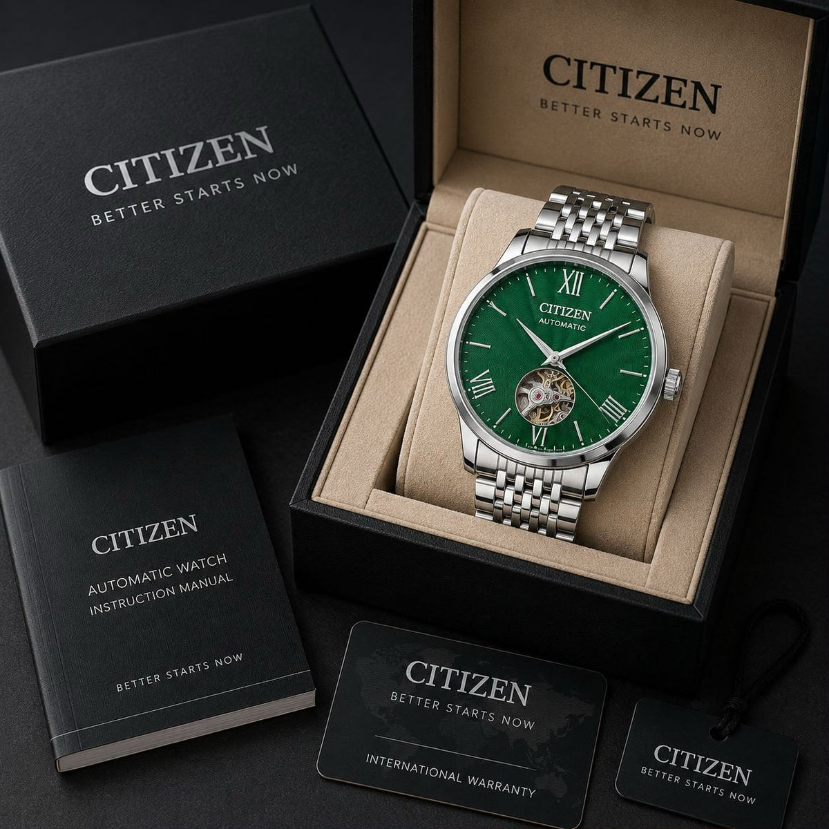 Silver Green Automatic Classics