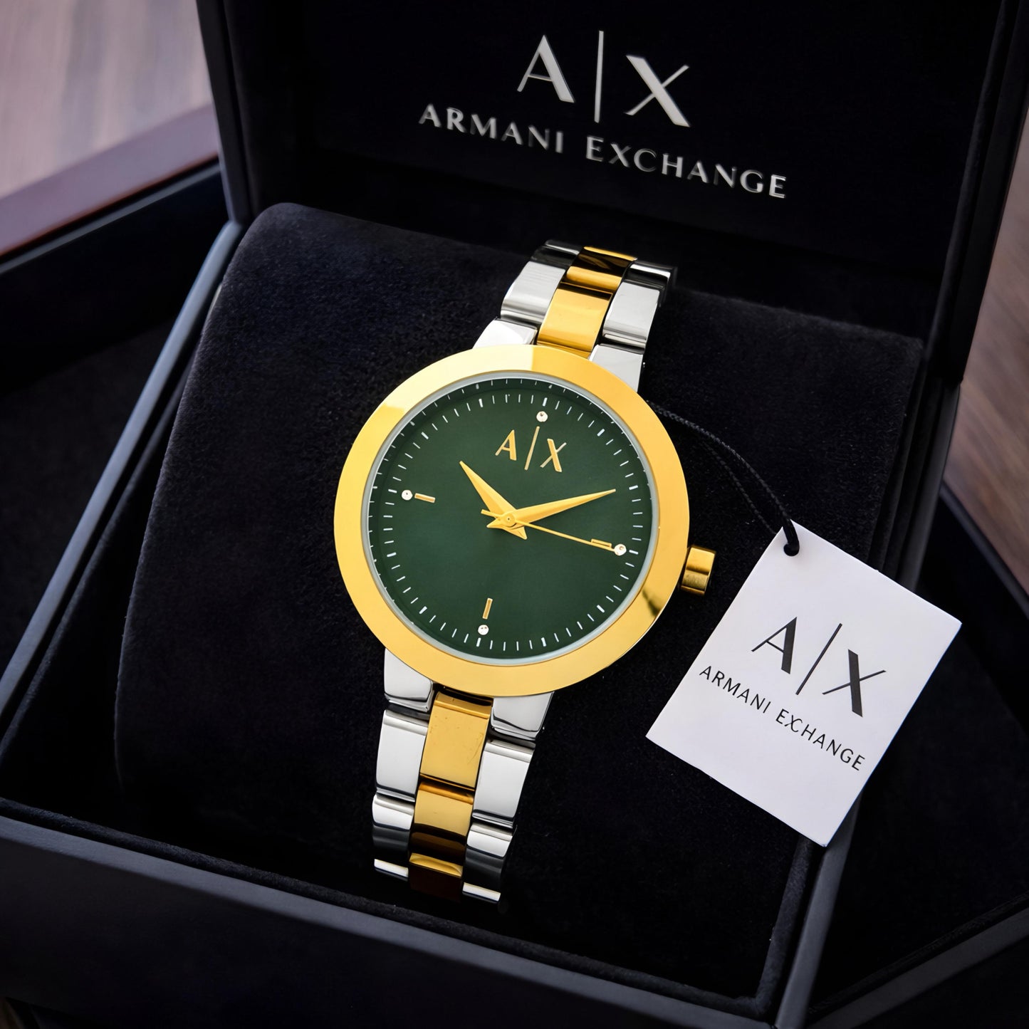 Silver Gold Women's Metal Watch
