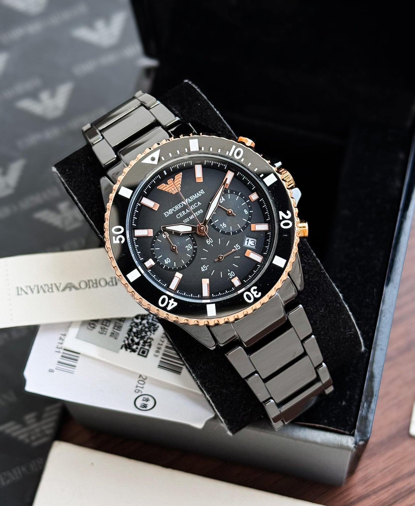 Full Black Ceramic Watch