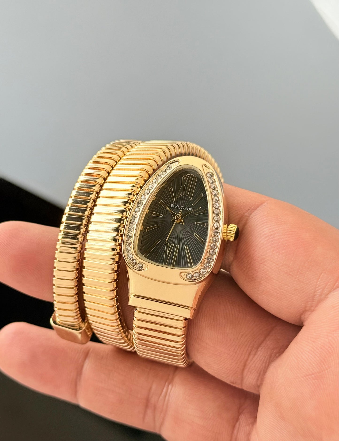 Full Gold Women's Metal Watch