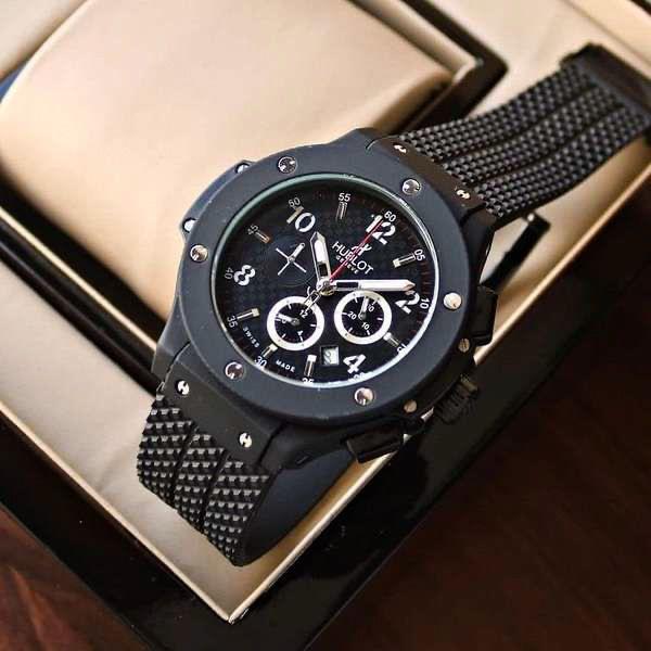 All Black Chronograph Watch