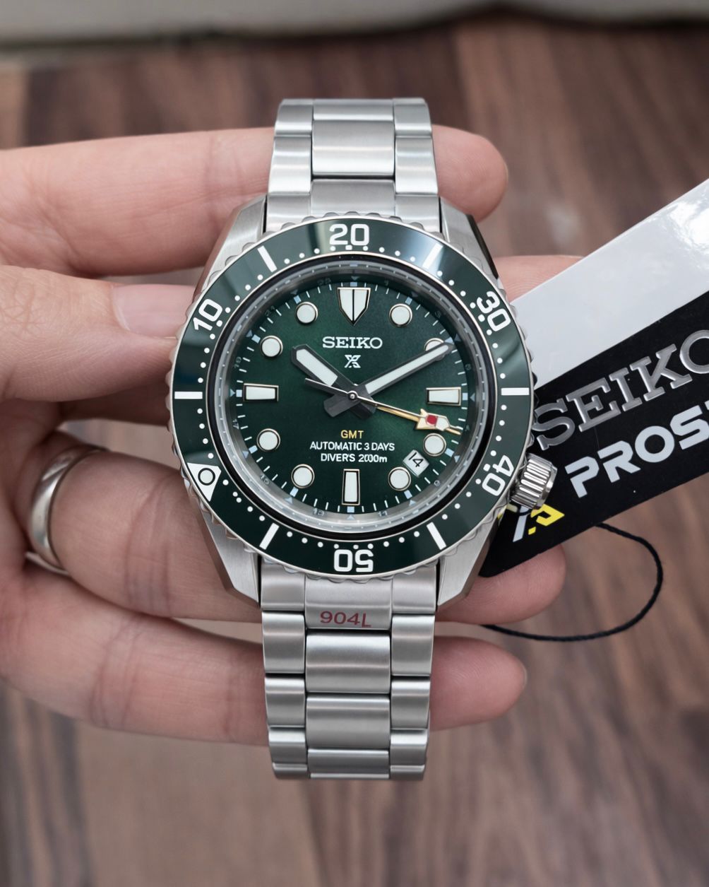 Silver Green Ultra Premium Automatic Watch